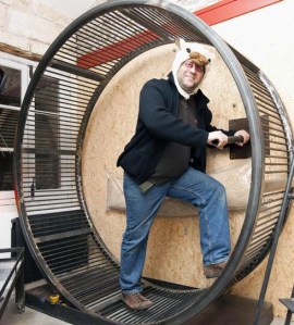 Daragh was enjoying limbering up for his and Claire's daily decision making chats